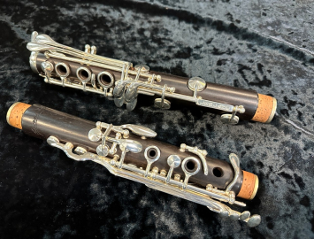 Photo Leblanc Serenade Bb Grenadilla Clarinet with Silver Keys, Serial #2286 – Lightly Played Store Model